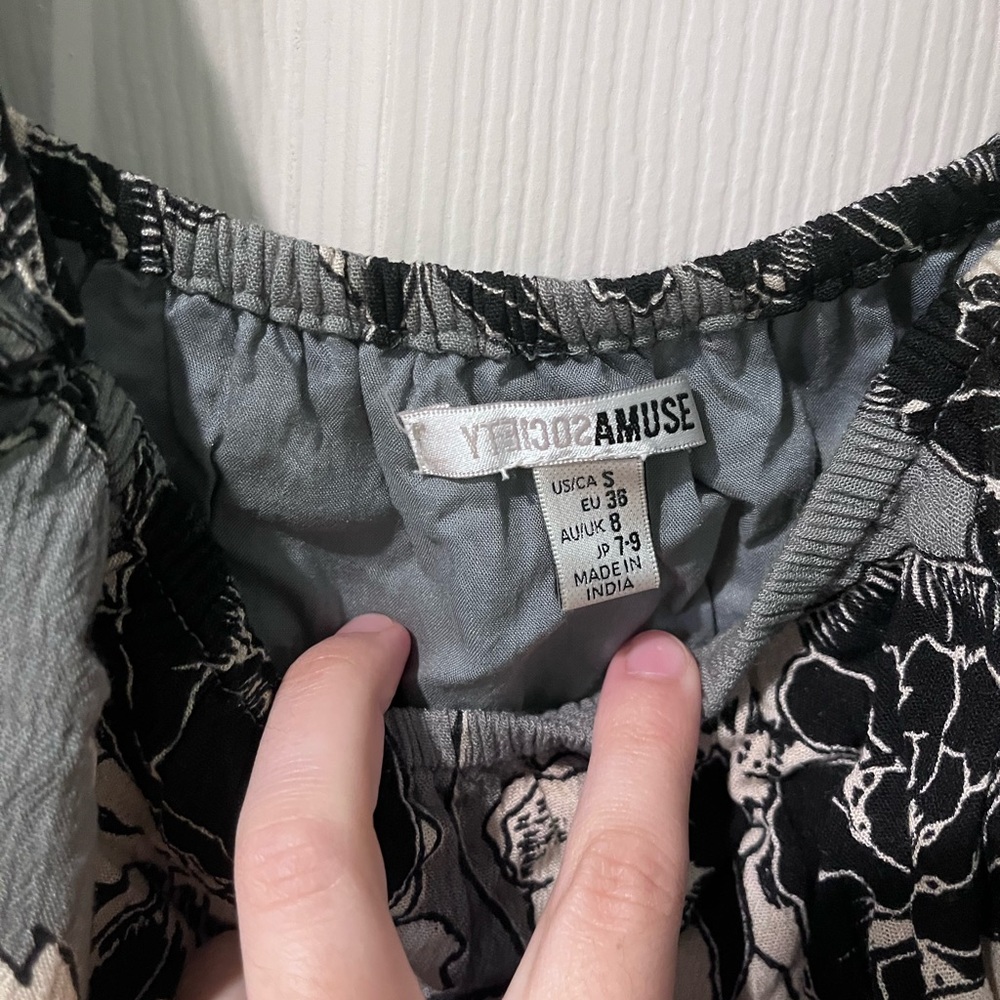 Amuse Society off shoulder crop top